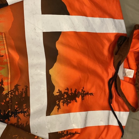 SS 360 Wildland safety shirt Sasquatch Orange size large class3-level3 - Picture 3 of 7
